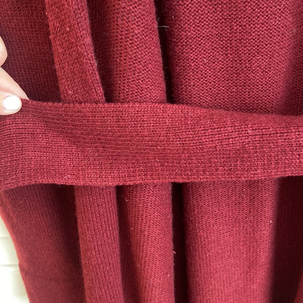 Fur collar maxi cardigan Y2K - Picture 9 of 10